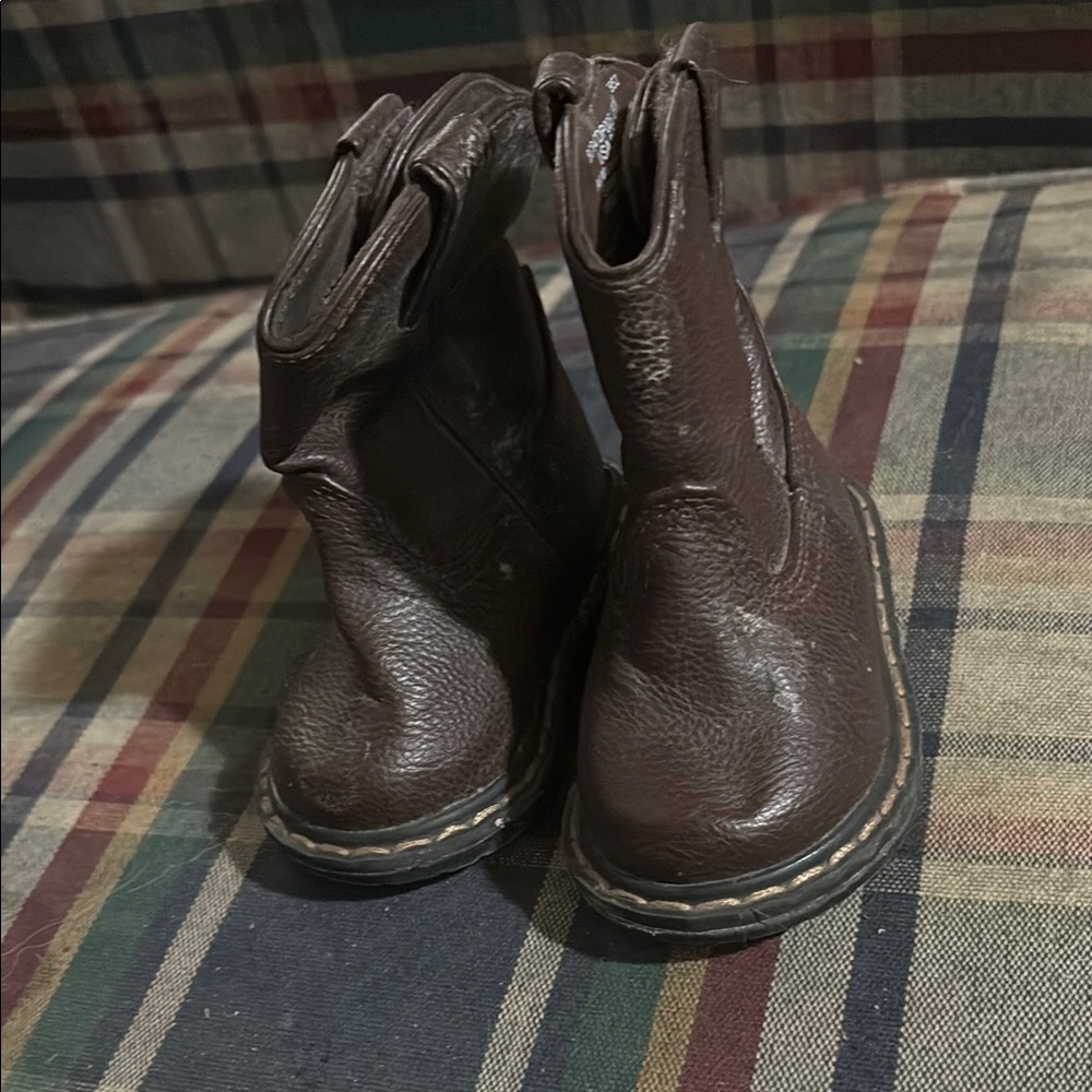Brown Leather Ankle Boots